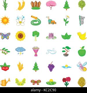 Symbole, Cartoon Stil Stock Vektor