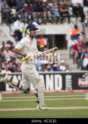 Kevin Pietersen - 3.Test gegen Indien - oval, 2007 Stockfoto