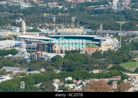 Luftaufnahme von Sydney Olympic Park Stockfoto