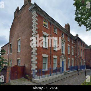 Ende des 18. Jahrhunderts Town House, No. 7 Priory Row, Coventry Stockfoto