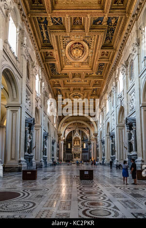Archbasilica der Lateranbasilika in Rom Stockfoto