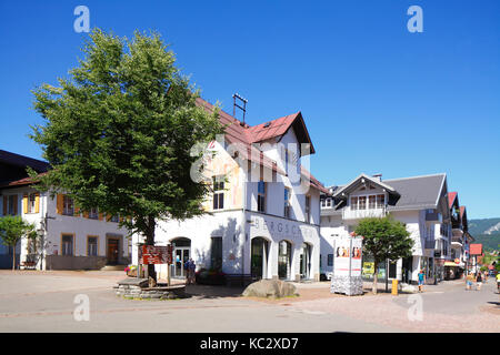 Altes Rathaus, Berg zeigen und Museum, Marktplatz, der Oberst Dorf, Oberallgäu, Allgäu, Schwaben, Bayern, Deutschland, Europa, Deutschland, Bayern, Deutschland, Europ. Stockfoto