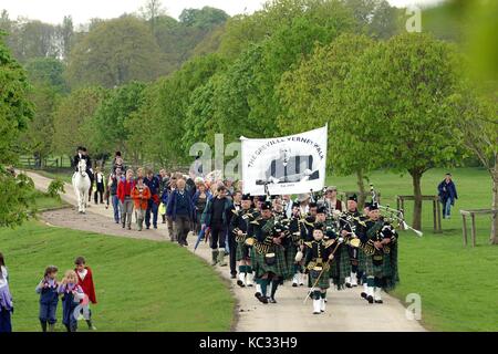 Die greville Verney Spaziergang die neue kunst Schauplatz von Compton Verney, Warwickshire, 2003 ins Leben gerufen. Stockfoto