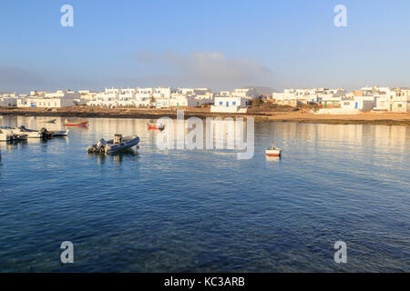 Caleta del Sebo, La Graciosa, Kanarische Inseln, Spanien Stockfoto