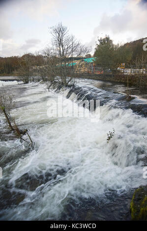 Massive Überschwemmungen in den Lake District National Park Stockfoto