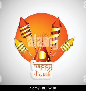 Abbildung: Hindu Festival diwali Hintergrund Stock Vektor