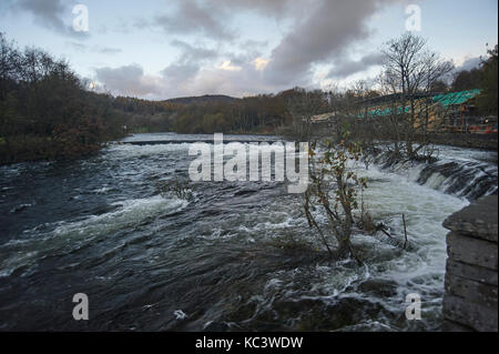 Massive Überschwemmungen in den Lake District National Park Stockfoto