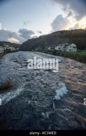 Massive Überschwemmungen in den Lake District National Park Stockfoto