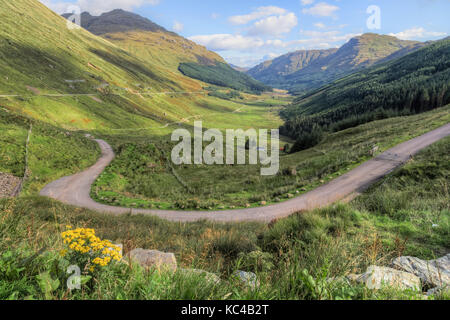 Glen Croe, Arrochar Alps, Cowal Peninsula, Argyll and Bute, Schottland, Großbritannien Stockfoto