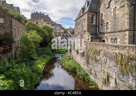 Dean Village, Edinburgh, Lothian, Schottland, Vereinigtes Königreich Stockfoto