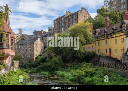 Dean Village, Edinburgh, Lothian, Schottland, Vereinigtes Königreich Stockfoto