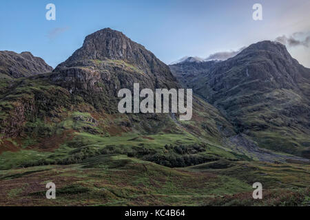 Three Sisters, Glencoe, Highlands, Schottland, Vereinigtes Königreich Stockfoto