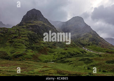 Three Sisters, Glencoe, Highlands, Schottland, Vereinigtes Königreich Stockfoto