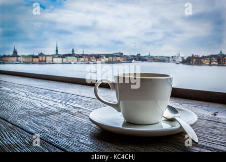 Kaffeepause schwedischen Stil Stockfoto