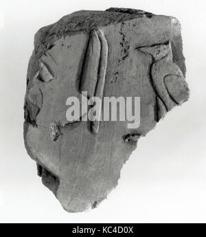 Relief-Fragment, Spätzeit, Link, Dynastie 26, 664 - 610 v. Chr., aus Ägypten, Oberägypten, Theben, Deir el-Bahri, Grab von Stockfoto