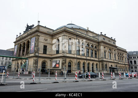 Die Königlich Dänisches Theater in der Kongens Nytorv, Kopenhagen, Dänemark Stockfoto