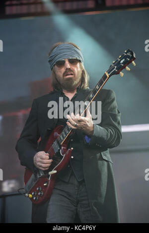 Mai 27, 2017 - Mai 27, 2017 - Napa, Kalifornien, USA - Tom Petty und den Heartbreakers live bei BottleRock Festival. (Bild: © Jerome Brunet/ZUMA Draht) Stockfoto