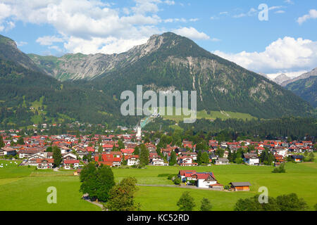 Oberstdorf, Oberallgäu, Allgäu, Schwaben, Bayern, Deutschland, Europa Stockfoto