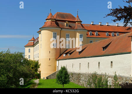 Schloss ob Ellwangen, Baden-Württemberg, Deutschland Stockfoto