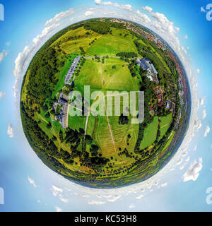 Ashton Court, Bristol mit Little Planet Effect Stockfoto