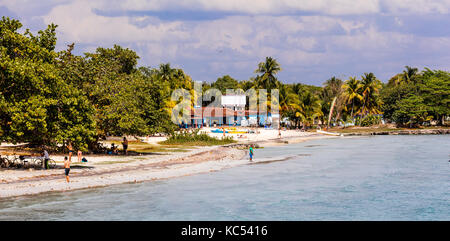 Playa Larga, Bucht von Schweinen, Kuba-krise, Zapata Halbinsel, Provinz Matanzas, Cuba, Karibik Stockfoto