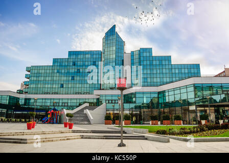 Sabac, Serbien - November 2, 2016: Architektur und Gebäude der Stadt Sabac, Serbien Stockfoto