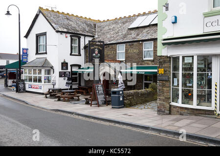 King Arthur's Arms Public House, Tintagel, Cornwall Stockfoto