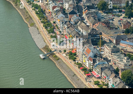 Rheinpromenade, Rhein, Emmerich, Niederrhein, Nordrhein - Westfalen, Deutschland Stockfoto