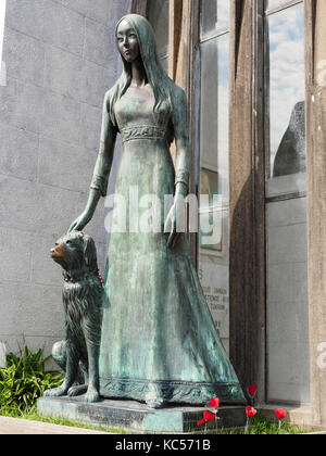 Grab von Liliana Crociati de Szaszak, La Recoleta Friedhof, Buenos Aires, Argentinien Stockfoto