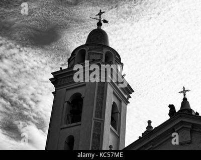 Kirchturm, Basílica Nuestra Señora del Pilar, Recoleta, Buenos Aires, Argentinien Stockfoto