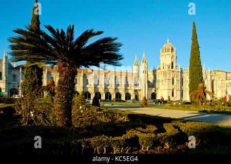 Das Kloster Jeronimos, UNESCO-Weltkulturerbe. Lissabon, Portugal Stockfoto