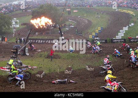 Monster Energy FIM Motocross der Nationen in Matterley Basin. © Jason Richardson Stockfoto