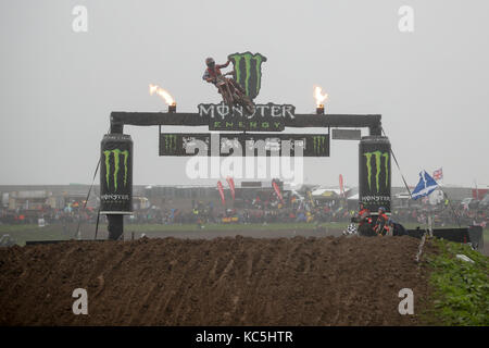 Monster Energy FIM Motocross der Nationen in Matterley Basin. © Jason Richardson Stockfoto