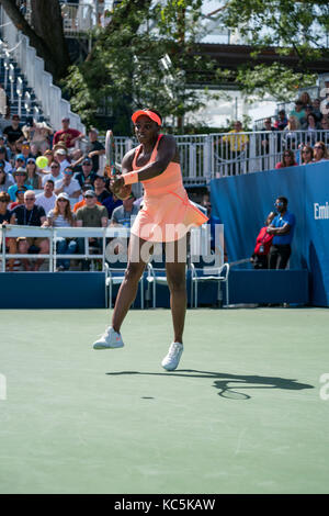 Sloane Stephens (USA) konkurrieren auf dem 2017 US Open Tennis Championships. Stockfoto