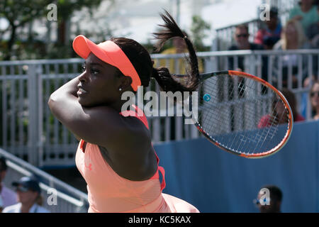 Sloane Stephens (USA) konkurrieren auf dem 2017 US Open Tennis Championships. Stockfoto