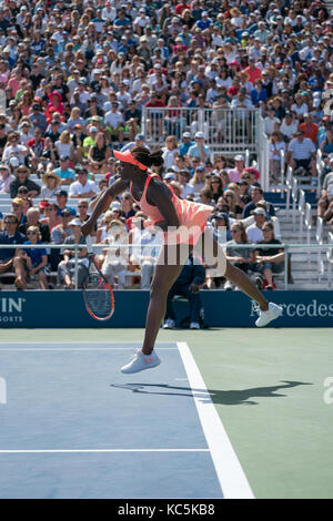 Sloane Stephens (USA) konkurrieren auf dem 2017 US Open Tennis Championships. Stockfoto