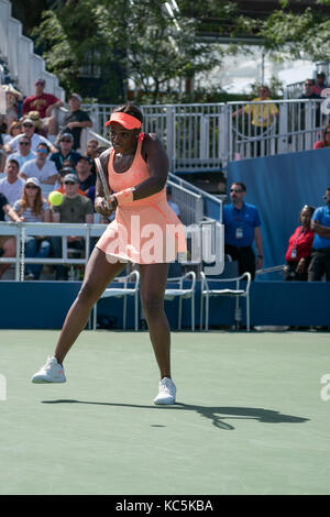 Sloane Stephens (USA) konkurrieren auf dem 2017 US Open Tennis Championships. Stockfoto