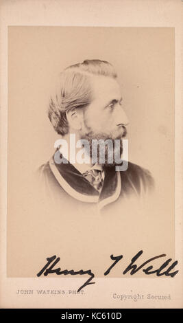 Henry Tanworth Wells, 1860s, Eiklar Silber drucken, Ca. 10,2 x 6,3 cm (4" x 2 1/2 in.), Fotografien Stockfoto