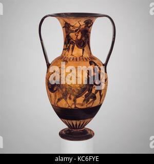 Terrakotta Neck-Amphora von Nicosthenic Form (jar), Ca. 510 v. Chr. Stockfoto