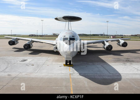 E-3G Eintrag 'Airborne Warnung und Steuerung aicraft Stockfoto