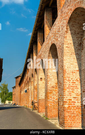 Mauern des Kreml in Kolomna, Russland Stockfoto