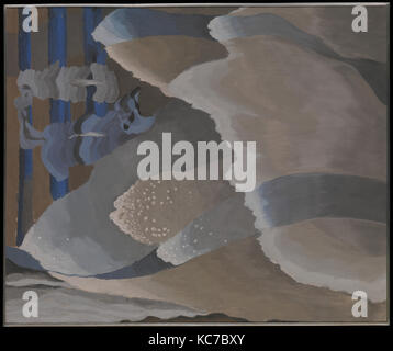 Die Wellen erreichen, 1929, Öl und Aluminium Farbe auf Leinwand, 19 7/8 x 23 7/8 in. (50,5 x 60,6 cm), Gemälde, Arthur Dove (Amerikanische Stockfoto
