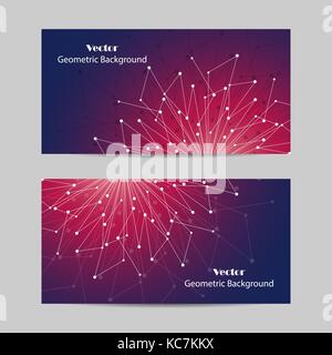 Reihe von Bannern, horizontale Stock Vektor