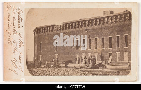 Die Evakuierung von Fort Sumter, April 1861, April 1861 Stockfoto