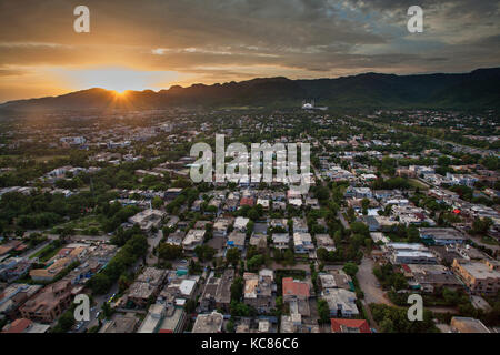 Luftaufnahme von Islamabad Stockfoto