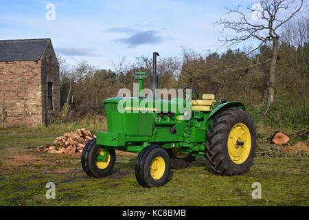 1966 John Deere 4020 vintage Traktor Stockfoto