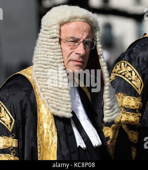 Bild zeigt: Sir Brian Leveson, High Court Richter Pic von Gavin Rodgers/Pixel 8000 Ltd. Stockfoto