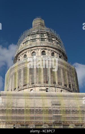 HAVANNA, KUBA, 15. FEBRUAR 2014: El Capitolio, oder Nationales Kapitolgebäude in Havanna, Kuba, war der Regierungssitz in Kuba bis nach der kubanischen Regierung Stockfoto