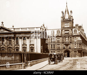 Caius College, Cambridge, Viktorianischen Periode Stockfoto