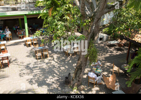 Hof-Café im Barefoot Shop, Colombo, Sri Lanka, Asien Stockfoto